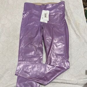 Heroine Sport Metallic Lavender Leggings